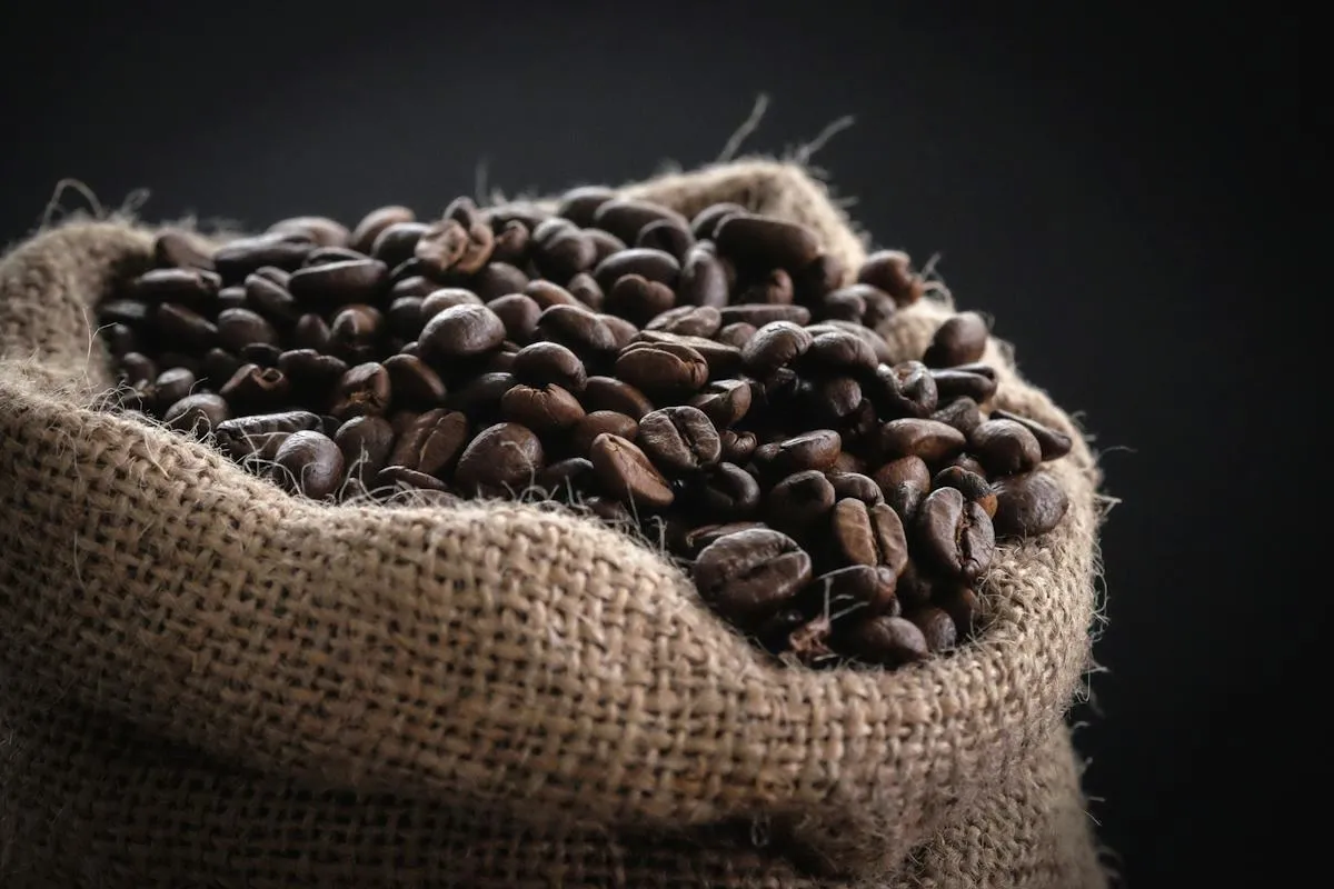 Frisch gebrühter Kaffee in Nahaufnahme